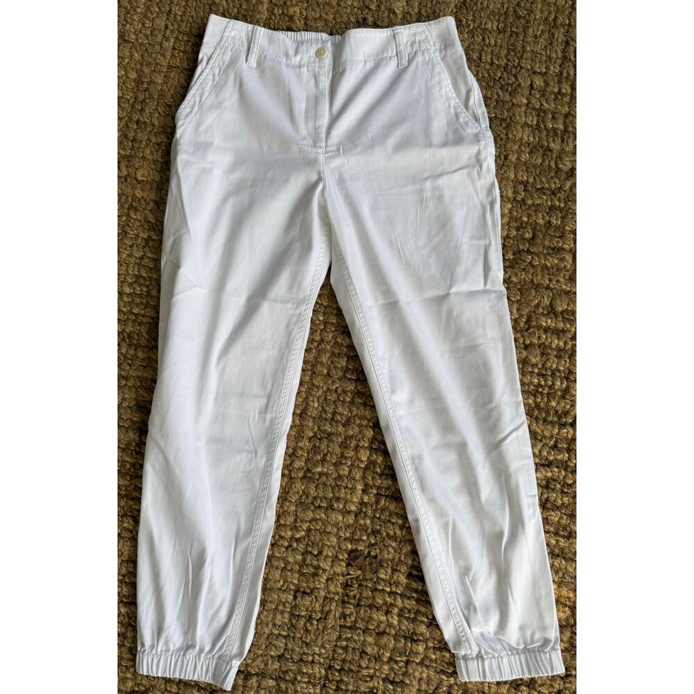 Talbots White Jogger Pants - Size Small - Excellent Condition